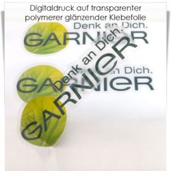 Digitaldruck transparente Klebefolie polymer