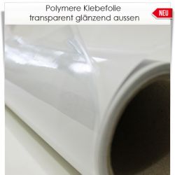 Klebefolie transparent gl�nzend 120cm breit