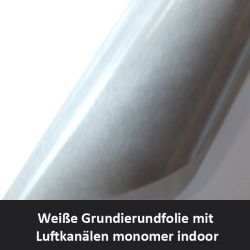 Grundierungs M�belfolie mit Luftkan�len