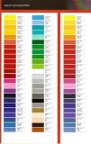 Farb�bersicht Serie 500 gl�nzend und matt 2,5x1cm