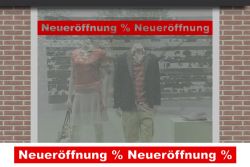 Neuer�ffnung Schaufensterbeschriftung