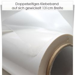 Doppelseitiges Klebeband 131cm Breite (1 Rolle � 50 lfm)