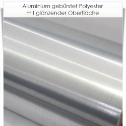 Geb�rstet Aluminium