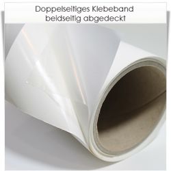 Doppelseitiges Klebeband beidseitig abgedeckt