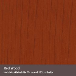 red wood Klebefolie