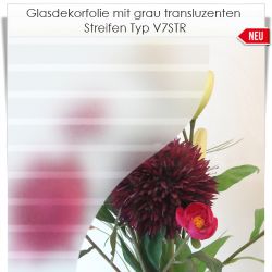 Milchglasfolie Streifen Dekor