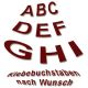 Klebebuchstaben nach Ihren Angaben 5cm -10cm