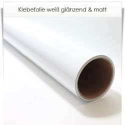 Klebefolie wei� ab 1 Meter 60cm