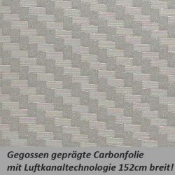 Carbonfolie silber grau