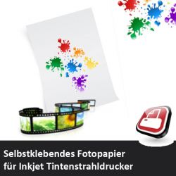 Selbstklebendes Fotopapier