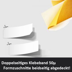 Doppelseitiges Klebeband Formzuschnitt