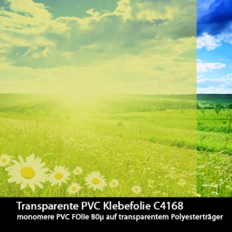 Transparent farbige Klebefolie