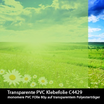 Transparent farbige Klebefolie