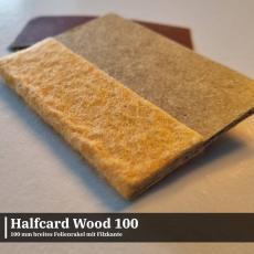 Folienrakel Half Card mit Filzkante