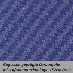 Car Wrapping Carbonfolie blau