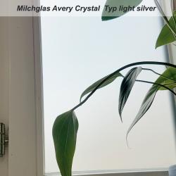 Avery Crystal EasyApply Milchglasfolie light silver