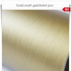 gebürstet gold matt