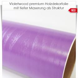 Violetwood premium Holzdekorfolie