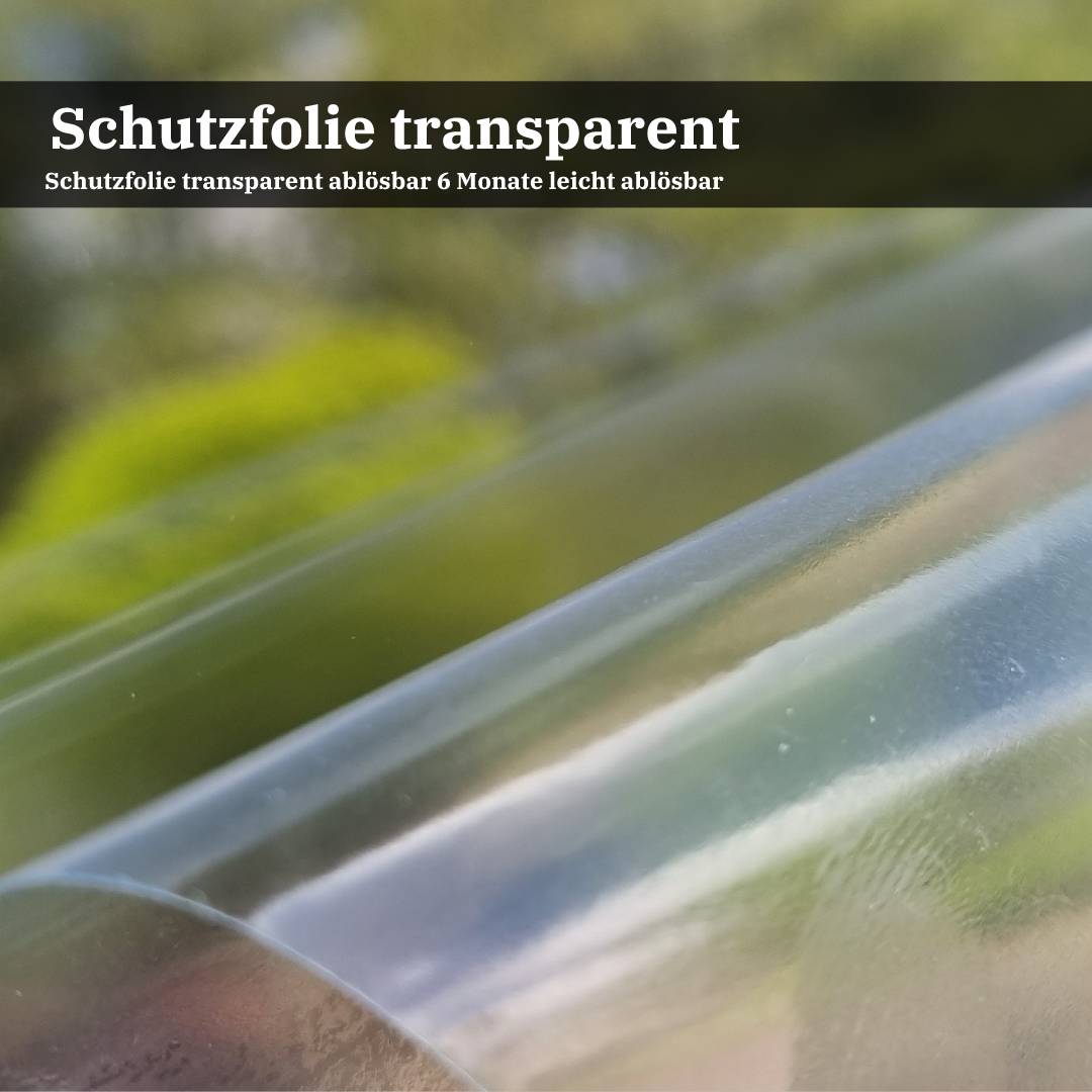 transparent glänzende Klebefolie gegossen selbstklebend flexibel