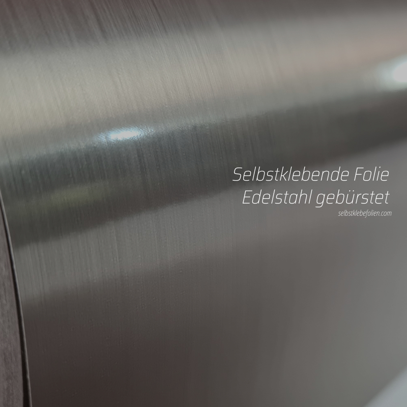 Selbstklebende Edelstahlfolie Metallischer Look für jede Oberfläche