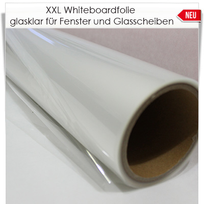 Whiteboardfolie für Glasoberflächen für alle Glasoberfläche