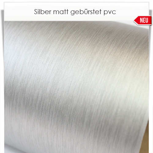 gebürstet silber matte Klebefolie für hochwertige Oberflächen