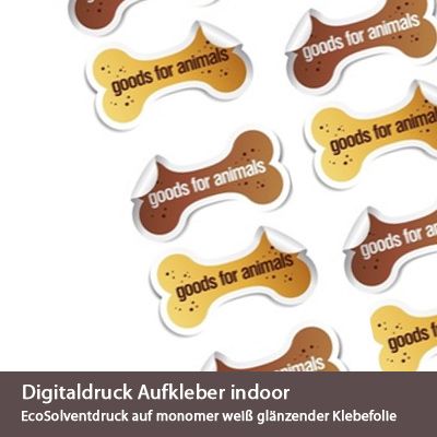 Klebebude - Werbebeschriftungen - Aufkleberdruck - Domainaufkleber -  digitaldruck aufkleber