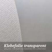  transparente Klebefolie matt zur Trockenverklebung