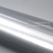 selbstklebende Folie gebürstet Aluminium