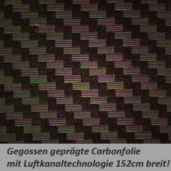 Car Wrapping Carbonfolie schwarz