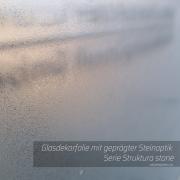 Glasdekorfolie Struktura Stein