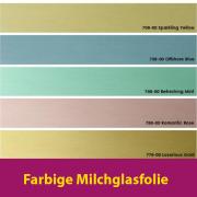 Farbige Milchglasfolie