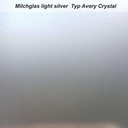 Avery Crystal Milchglasfolie light silver