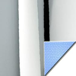 Chromfolie PVC Aussenbereich mit Luftkanaelen