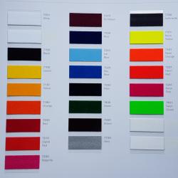 Flockfolie in 17 Farben + 5 fluoreszierende Neonfarben