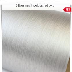 gebürstet silber matt