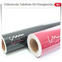 glänzendeTafelfolie für Flüssigkreide