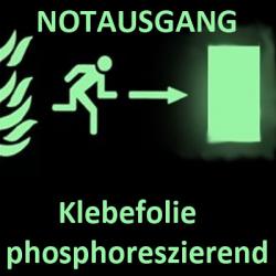 Klebefolie phosphoreszierend