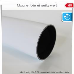 Magnetfolie einseitg weiß matt