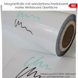 Magnetfolie mit Whiteboardoberfläche matt