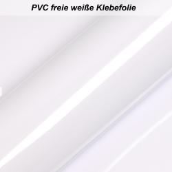 PVC freie Klebefolie weiss - glänzend