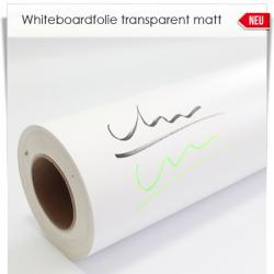 Whiteboardfolie transparent matt