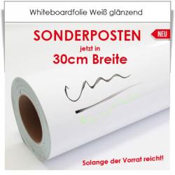 Whiteboardfolie weiß 30cm