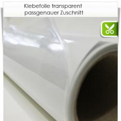 Zuschnitt monomer transparente Klebefolie