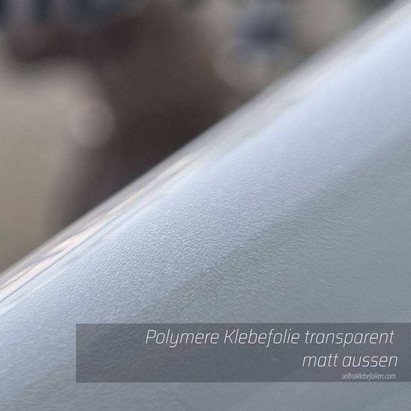 Zuschnitte transparente matte Klebefolie für Außenbereiche